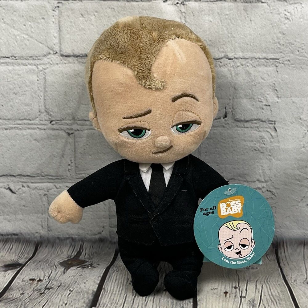 Boss Baby Plush Toy Doll Suit Baby 8" inches Plush Stuffed Toy NEW with Tags